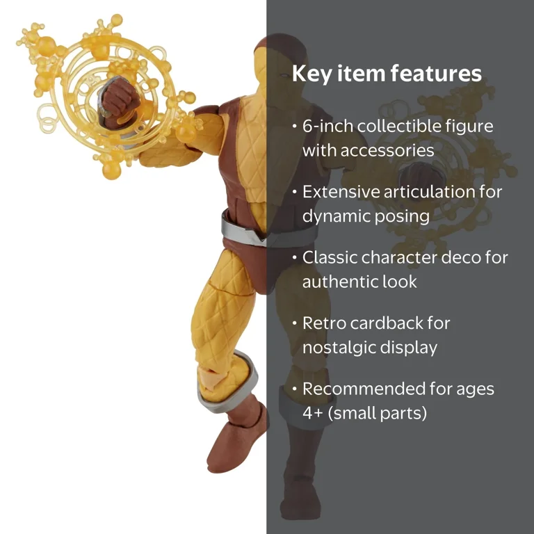 Marvel Legends Series Retro Spider-Man, Marvel's Shocker Action