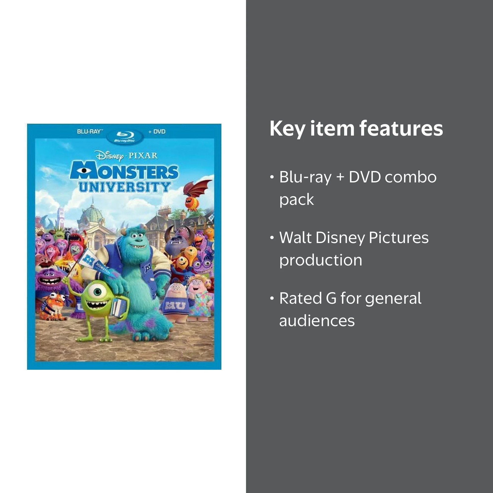 Pre-Owned Monsters University (Blu-ray + DVD) - Walmart.com