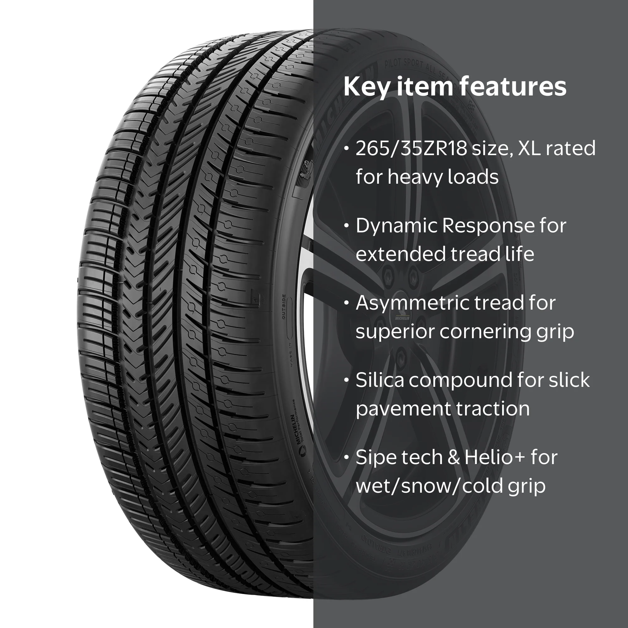 Michelin Pilot Sport All Season 4 All Season 265/35ZR18 97Y XL