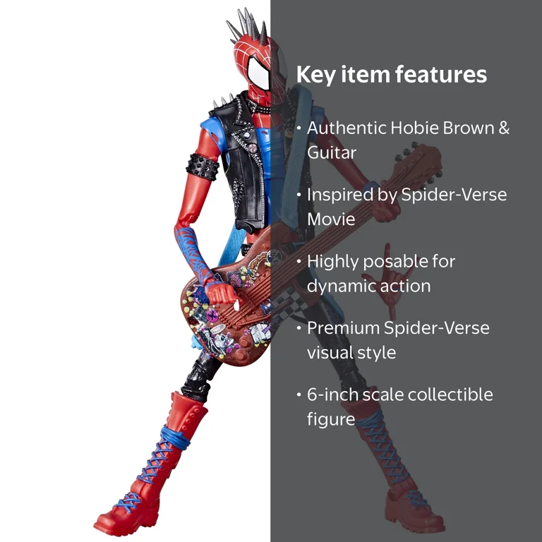Marvel: Across the Spider-Verse Spider-Punk Kids Action Figure 11