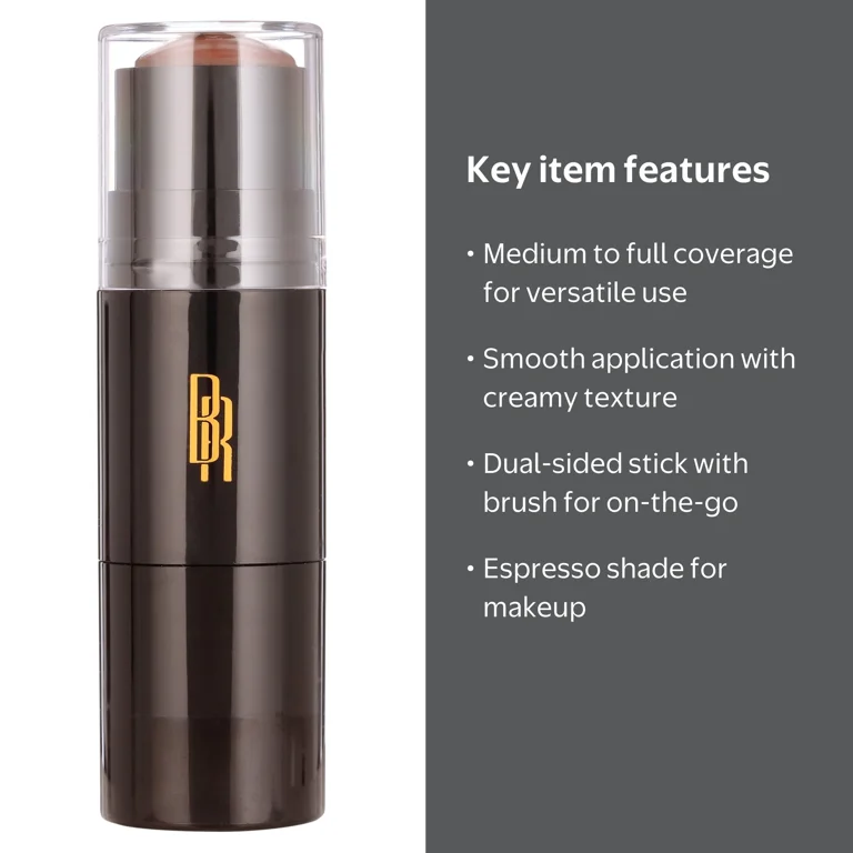 Black Radiance, Foundation Stick, Espresso, Multi-purpose Contour