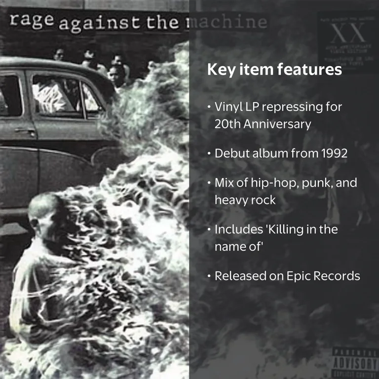 Rage Against the Machine - Rage Against The Machine XX [20th