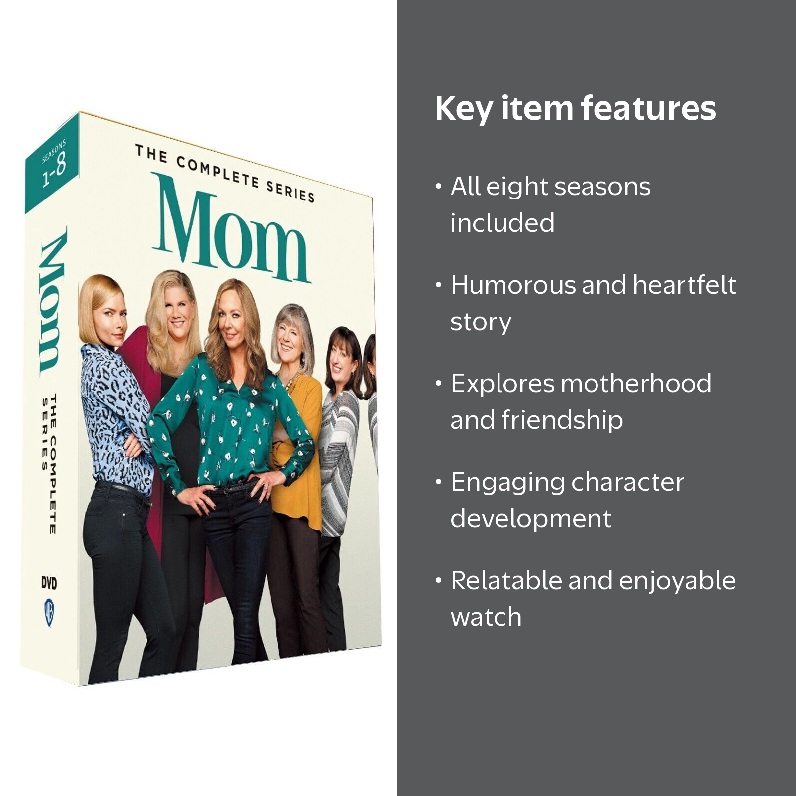 Mom: Complete TV Series Seasons 1-8 (22-Disc Box Set) - Walmart.com