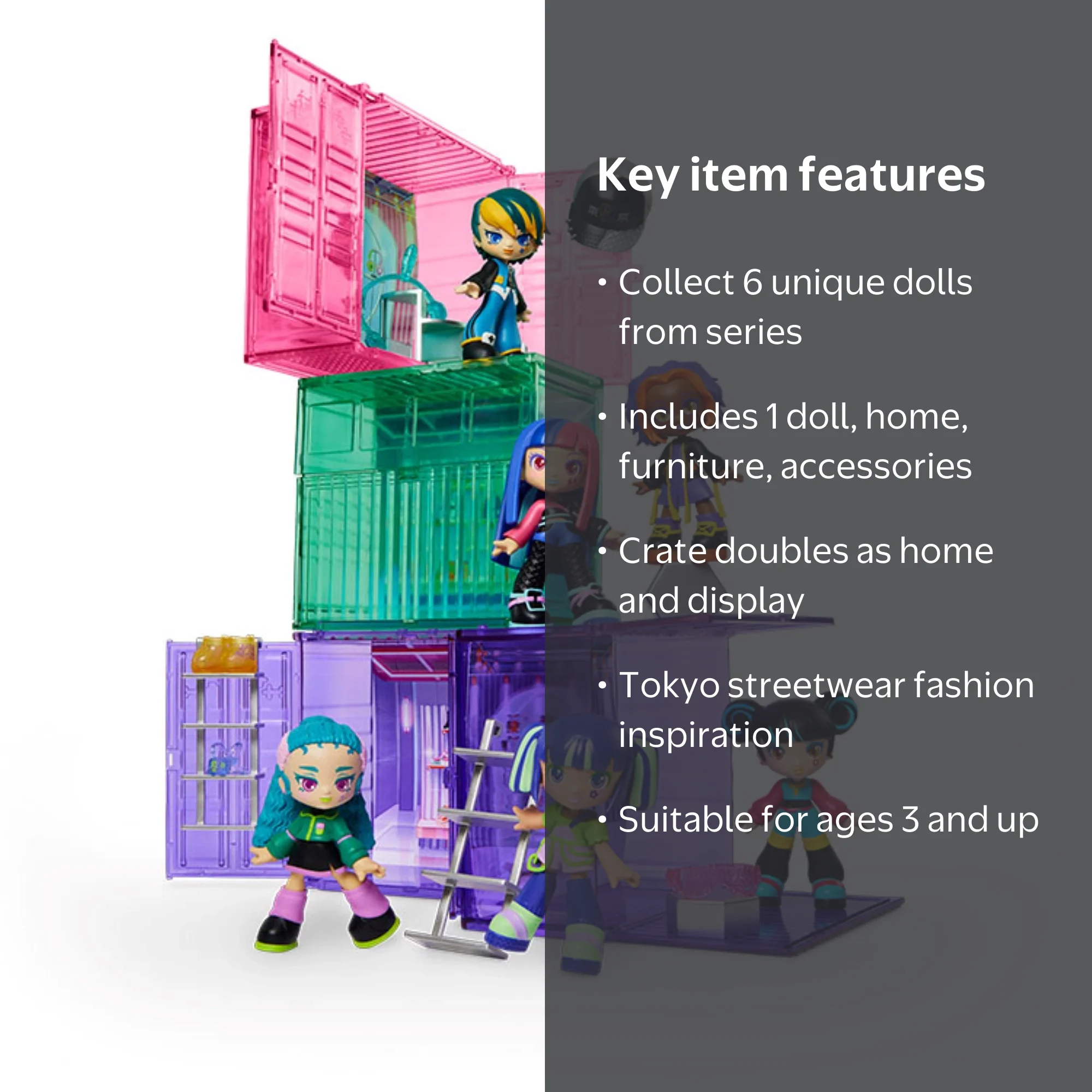 Squadz Place - Tokyo Trends Blind Box, 1 Doll, Children Ages 3+