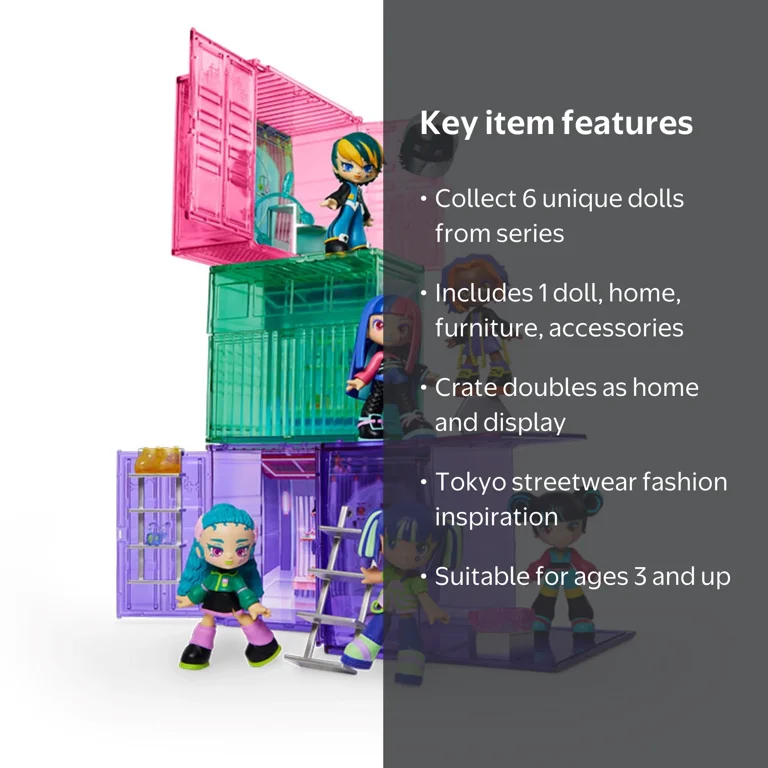 Squadz Place - Tokyo Trends Blind Box, 1 Doll, Children Ages 3+