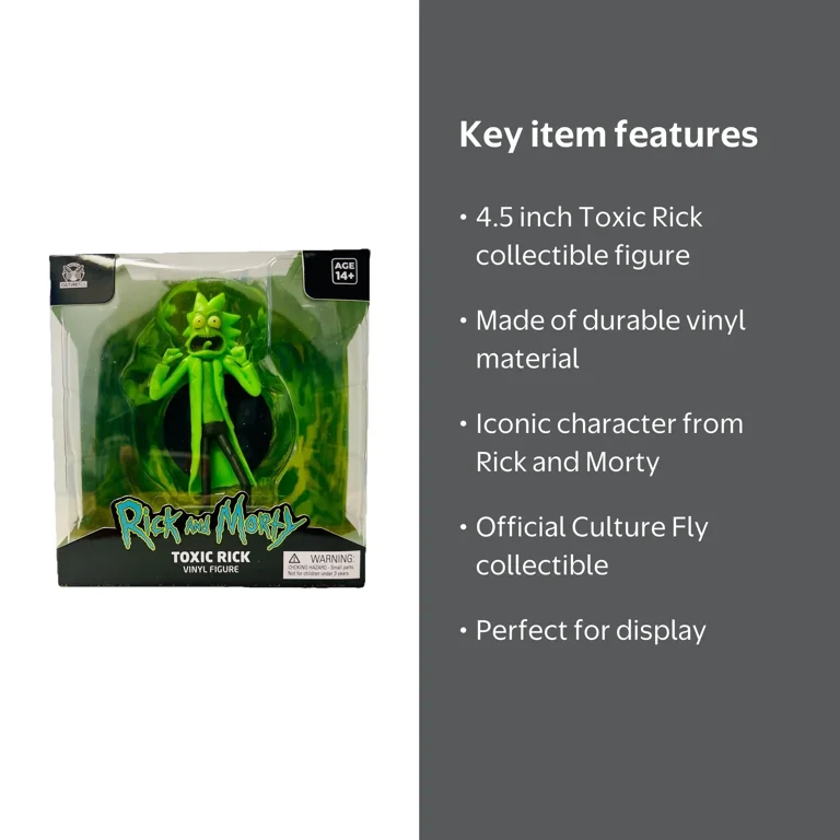 Toxic Rick Rick and Morty Vinyl Figure 4.5
