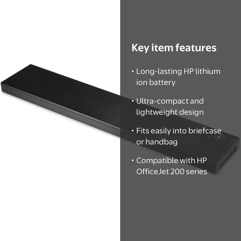 HP OfficeJet 200 Series Mobile Inkjet Printer with Long-lasting