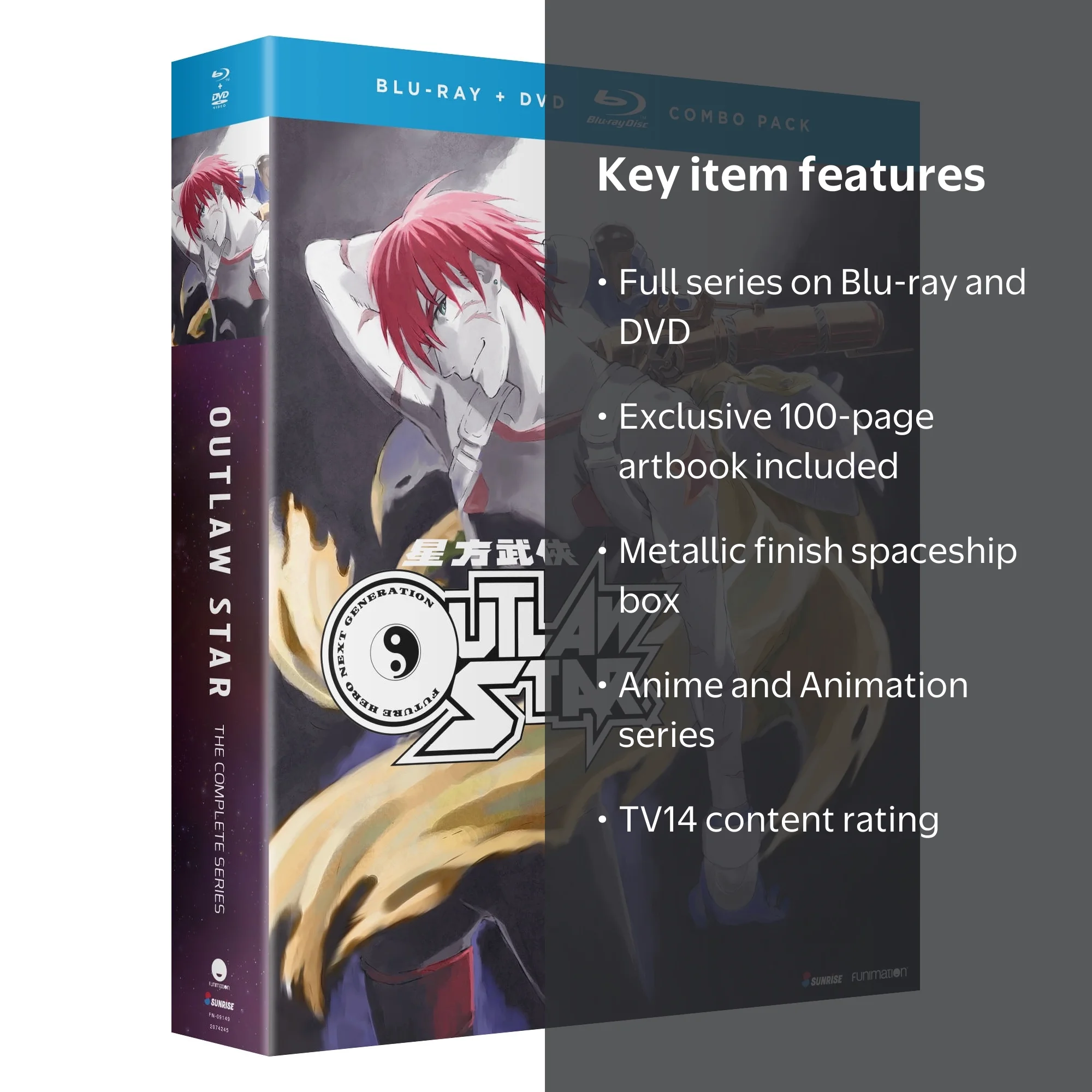 その他 Outlaw Star: the Complete Series [Blu-ray] [Import] Outlaw Star: The Complete Series Blu-ray DVD, Includes Artbook