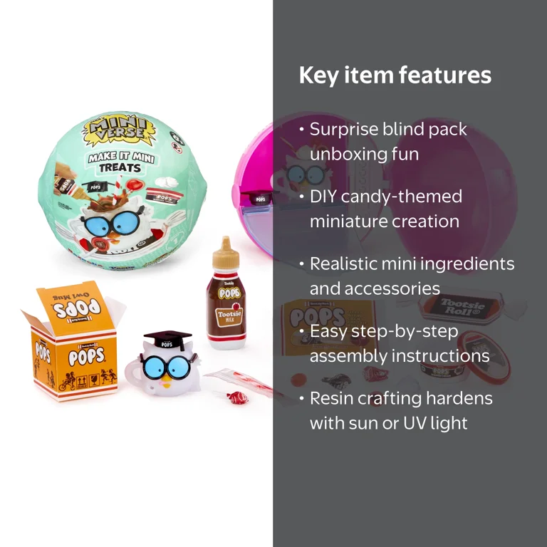 MGA's Miniverse Make It Mini Treats, 8+ Resin Collectible Set