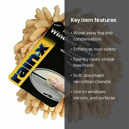 Rain-X Microfiber Fog-Ball, Absorbent Windshield Cleaner, Window