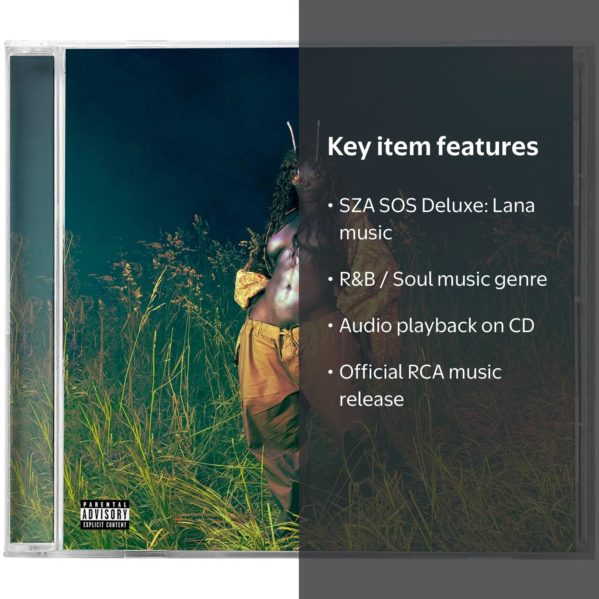Sza - Sos Deluxe: Lana - Music & Performance - CD - Walmart.com