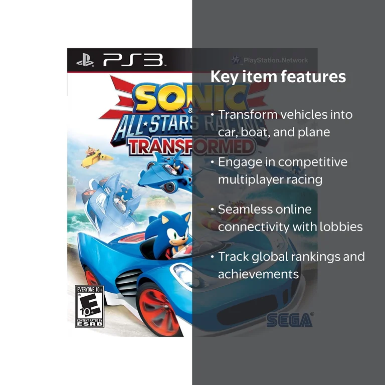 SEGA Sonic & All-Star Racing Transformed PlayStation 3 - Walmart.com