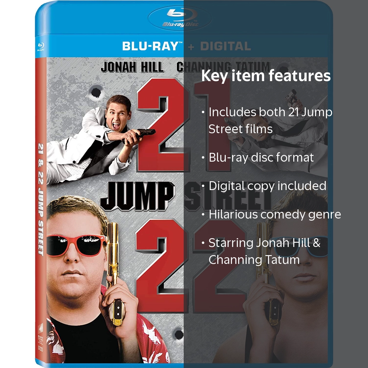 New 21 Jump Street & 22 Jump Street (Blu-ray + Digital) - Walmart.com