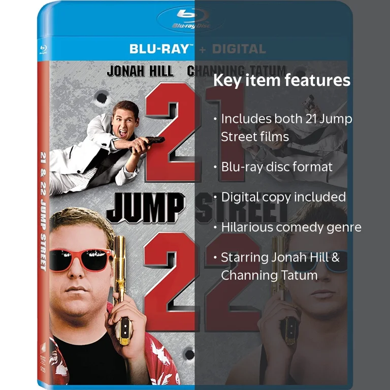 New 21 Jump Street & 22 Jump Street (Blu-ray + Digital) - Walmart.com