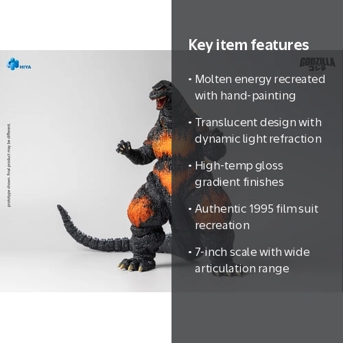 HIYA Exquisite Basic Series None Scale 7 Inch Godzilla vs