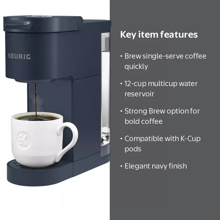 Keurig K-Mini Go, Multicup Reservoir Single-Serve K-Cup Pod Coffee