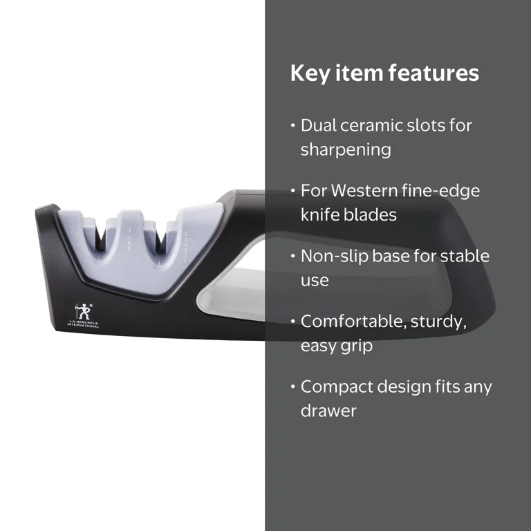 Henckels 2-Stage Handheld Knife Sharpener - Walmart.com