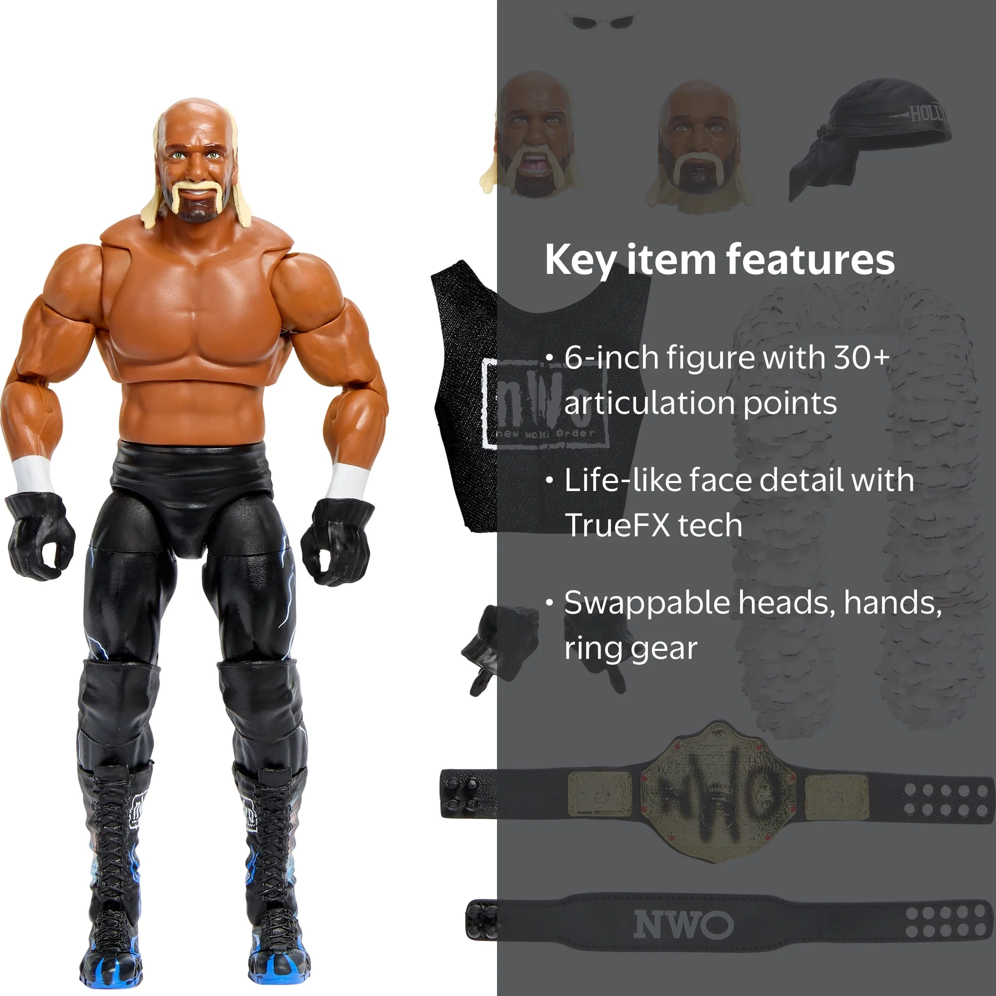 WWE, Action Figure, Hollywood Hulk Hogan, 6-inch Collectible