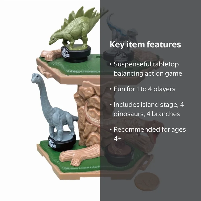 Epoch Games Jurassic World Island Quake Dinosaur Balancing Game