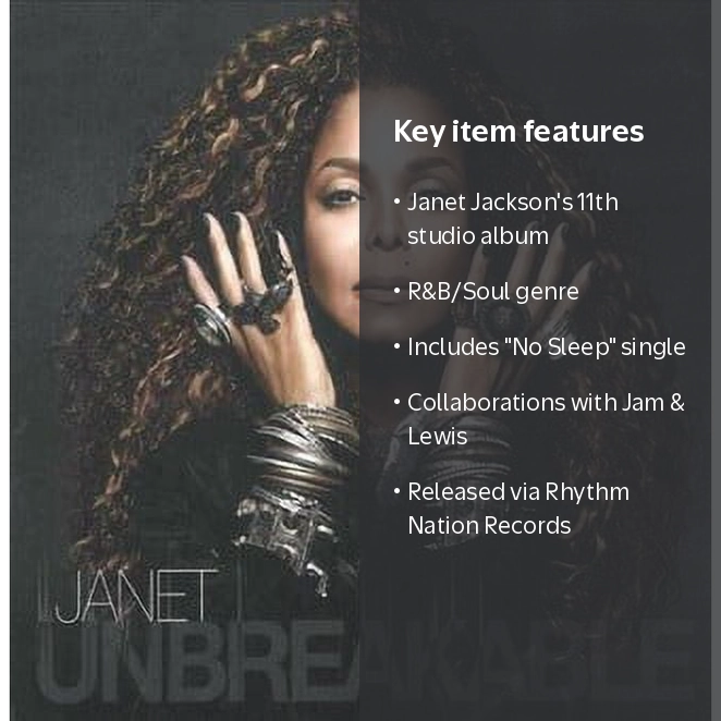 Janet Jackson - Unbreakable - CD - Walmart.com