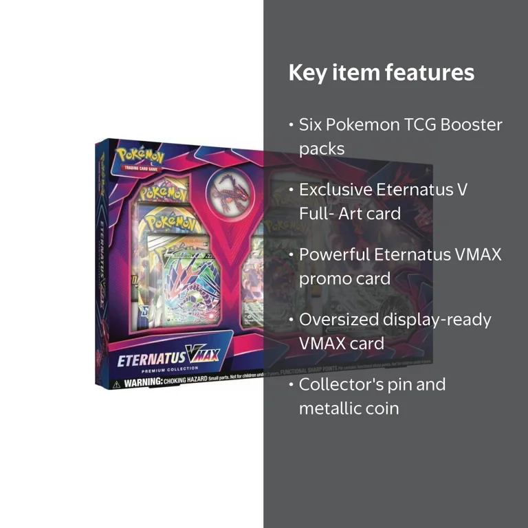 pokmon trading card game eternatus vmax premium collection and a handful of Pokmon TCG booster packs to expand your collection. Eternatus VMAX Premium Collection Revealed