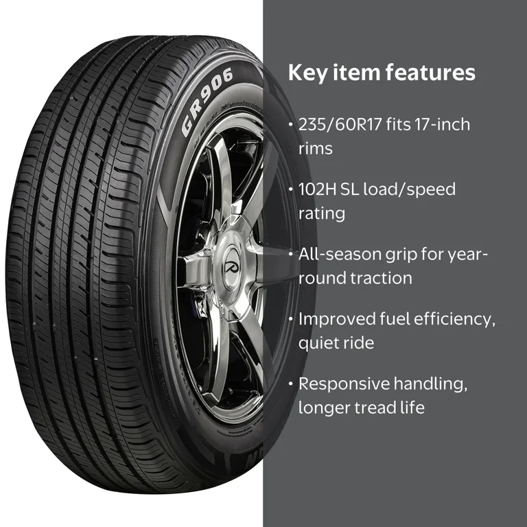 Ironman GR906 All Season 235/60R17 102H Passenger Tire, Touring