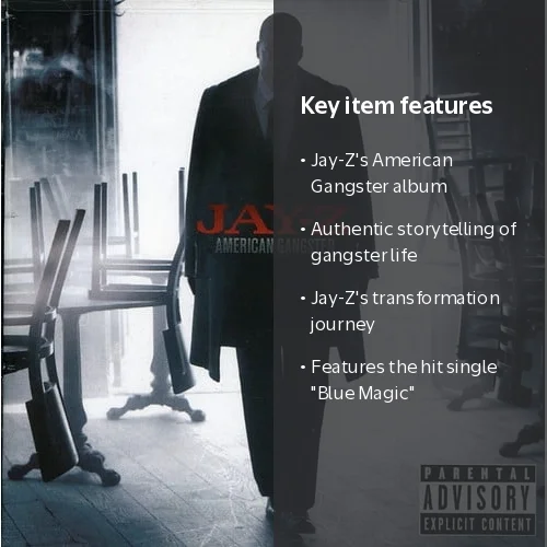 Jay-Z - American Gangster - Music & Performance - CD - Walmart.com