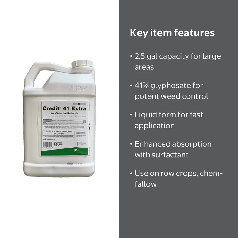 Credit 41 Extra Herbicide 2.5 gallons - Walmart.com