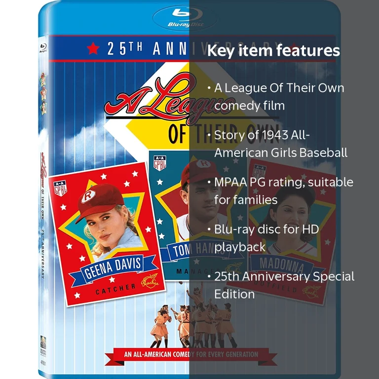A League of Their Own - 25th Anniversary Edition Blu-ray, Comedy A League of Their Own - 25th Anniversary Edition Blu-ray, Comedy