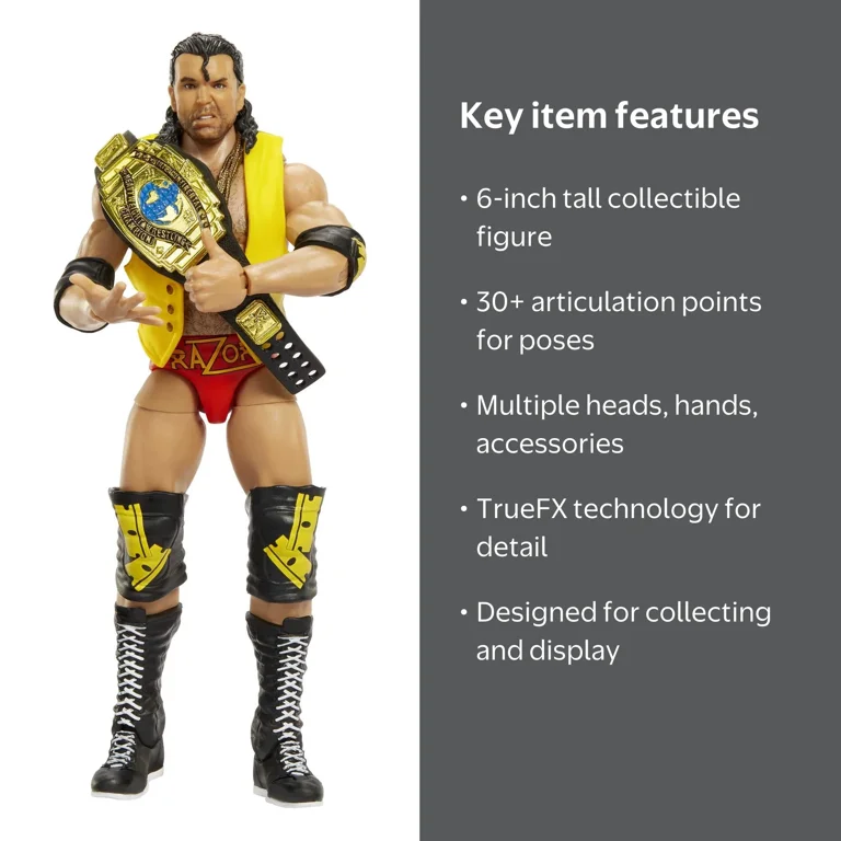 WWE Ultimate Edition 6-in Razor Ramon Collectible Action Figure
