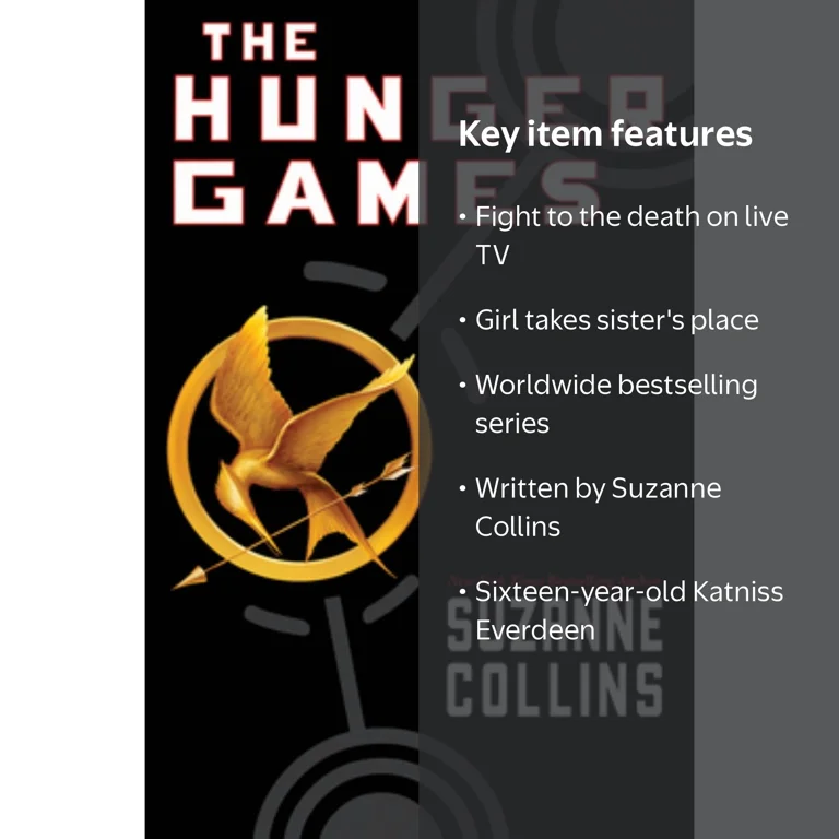 Suzanne Collins, The Hunger Games, Paperback, First Book in Series