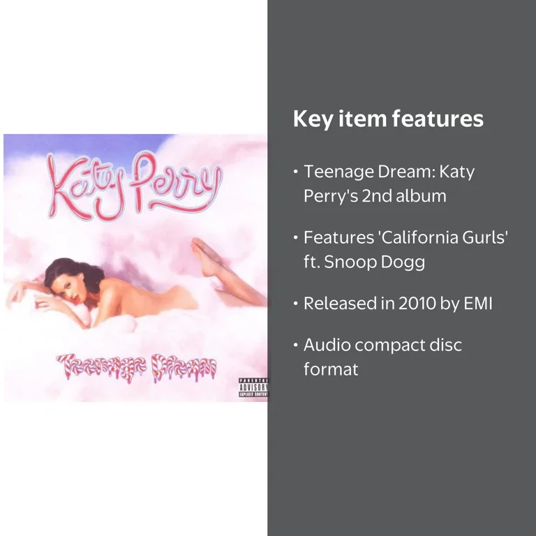 Katy Perry - Teenage Dream - CD - Walmart.com
