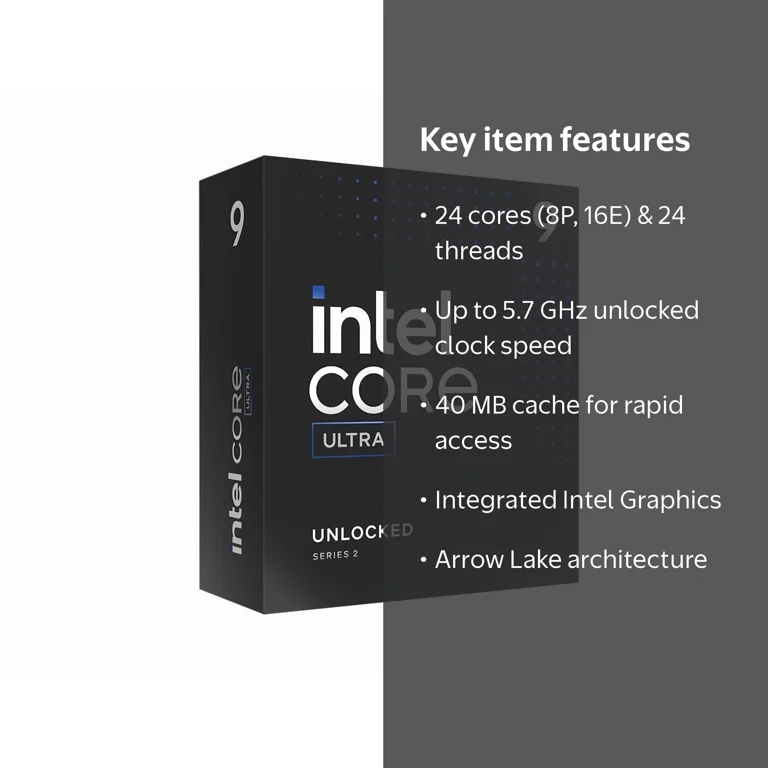 Intel, Desktop Processor, Arrow Lake 24-Core, LGA 1851 - Walmart.com
