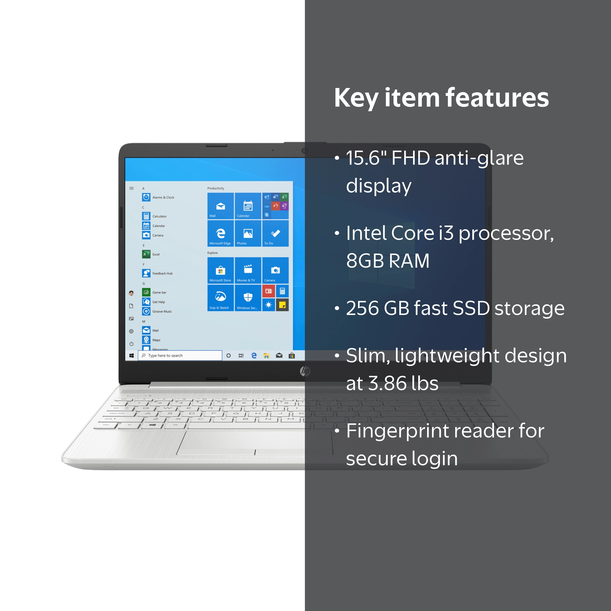 HP Laptop 15-dw3033dx Laptop, 15.6