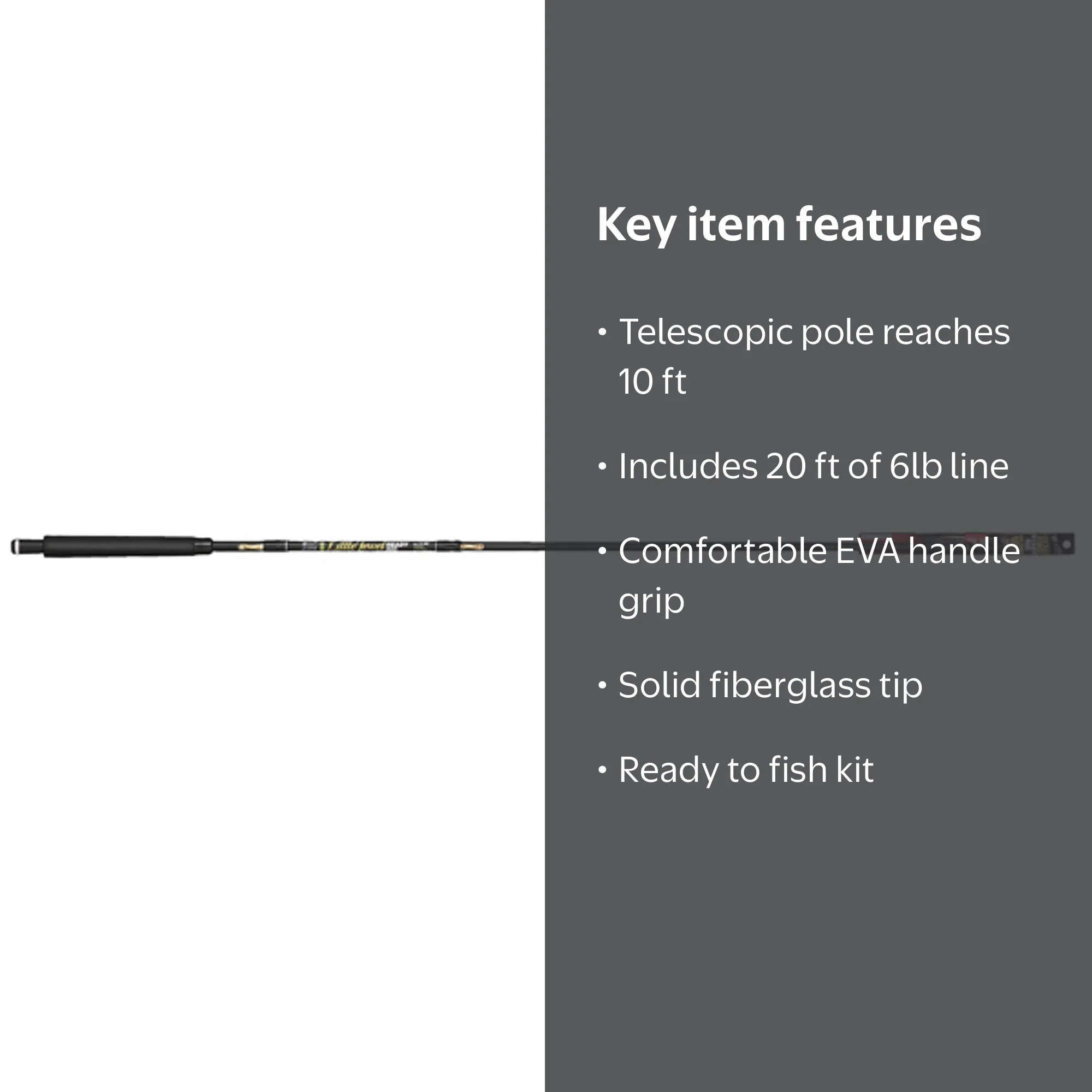 LJ10RR B&M Little Jewel Ready Rig 10 ft Fishing Pole" - Walmart.com LJ10RR B&M Little Jewel Ready Rig 10 ft Fishing Pole" - Walmart.com