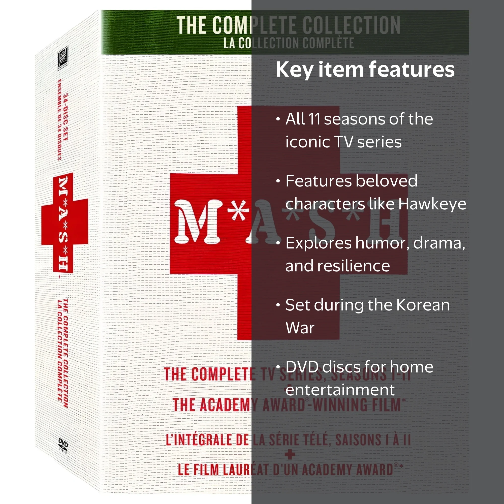 Walmart Exclusive: MASH Complete Series Box Set Seasons 1-11 (DVD