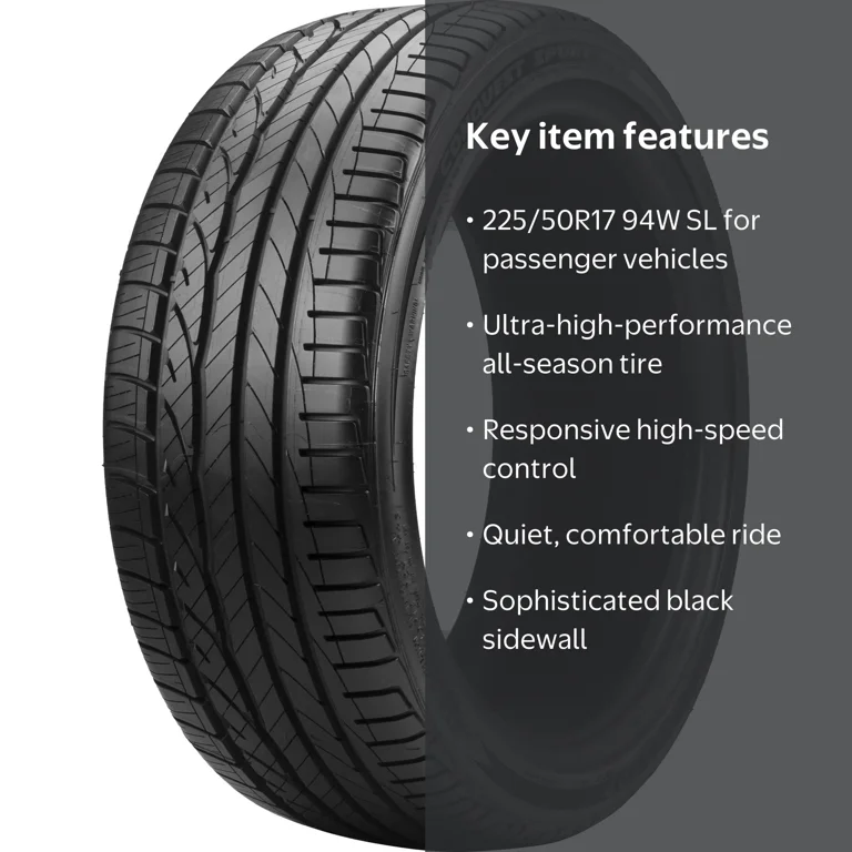 Dunlop Conquest Sport A/S UHP All Season 225/50R17 94W Passenger Dunlop Conquest Sport A/S UHP All Season 225/50R17 94W Passenger