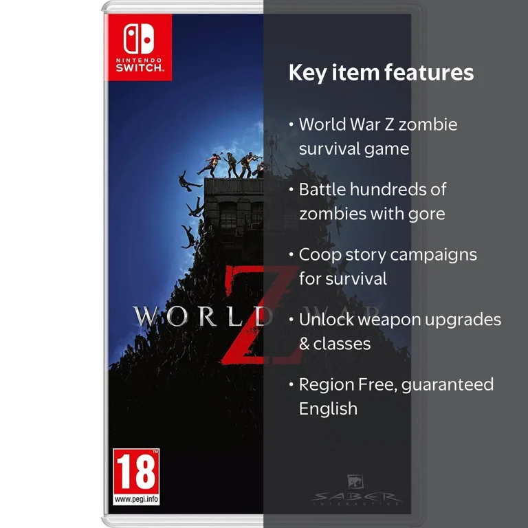 World War Z Nintendo Switch Brand New Factory Sealed Zombie