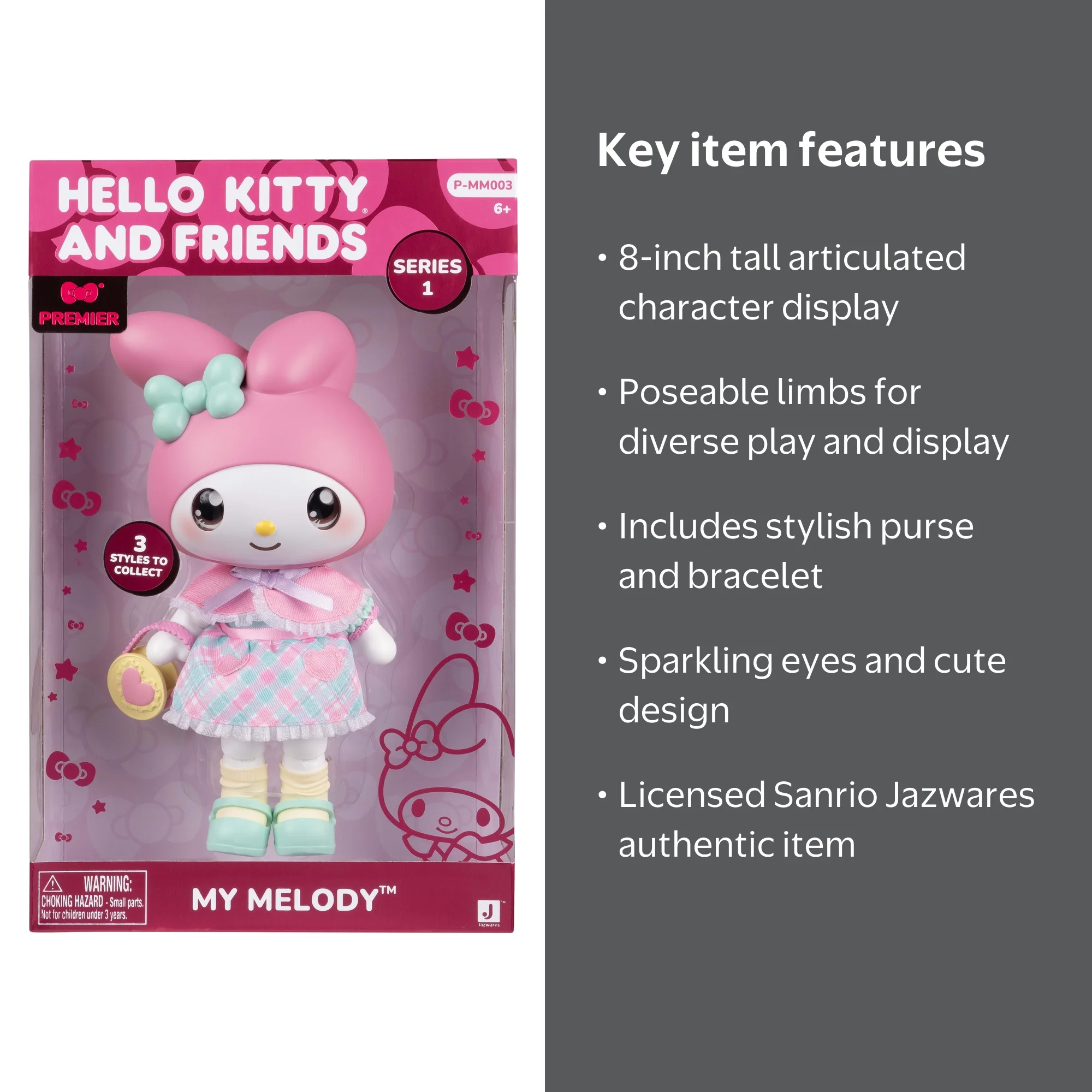 Hello Kitty and Friends - Premier My Melody 8 inch Articulated