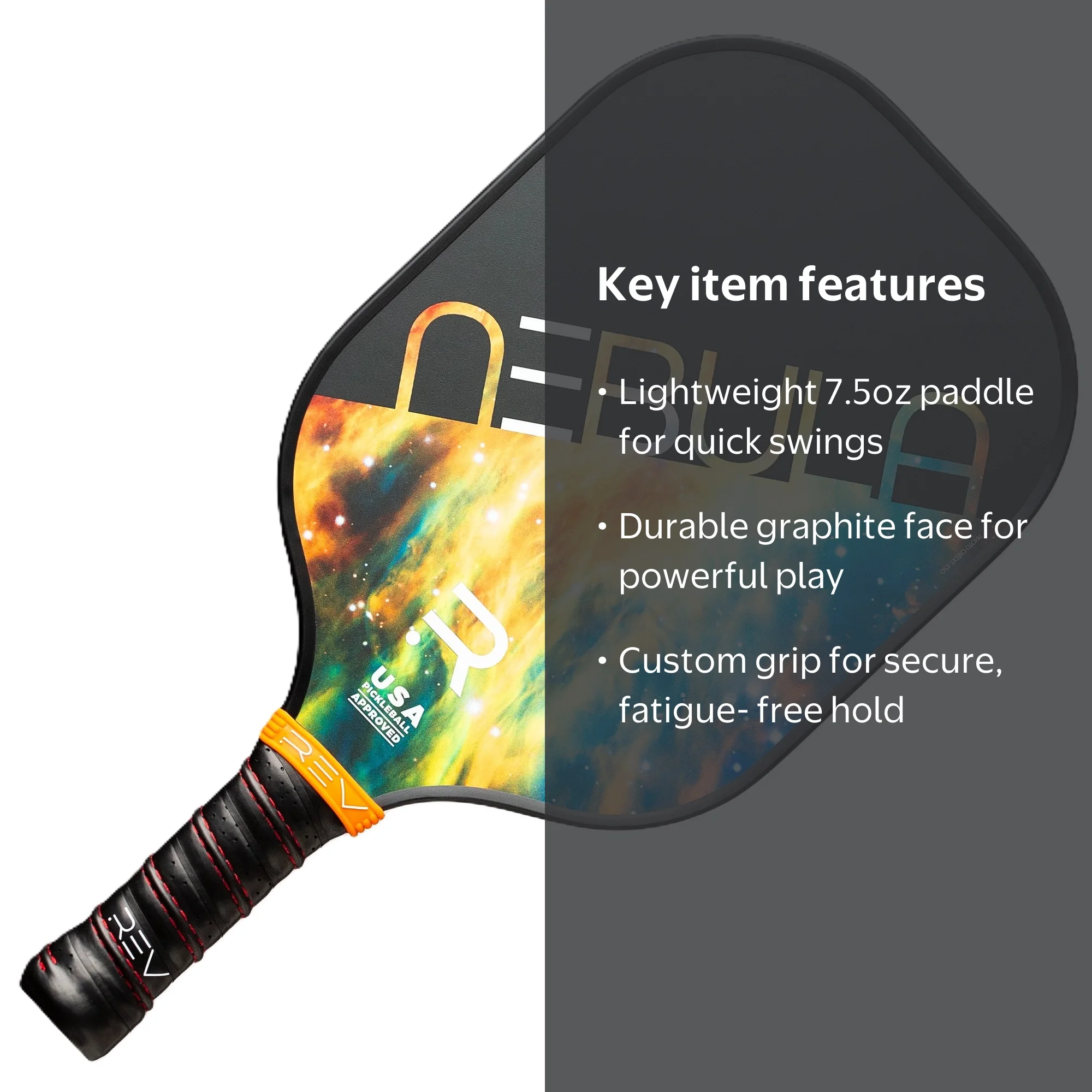 Free Shipping! REV Pickleball Paddles - Honeycomb Core Durable