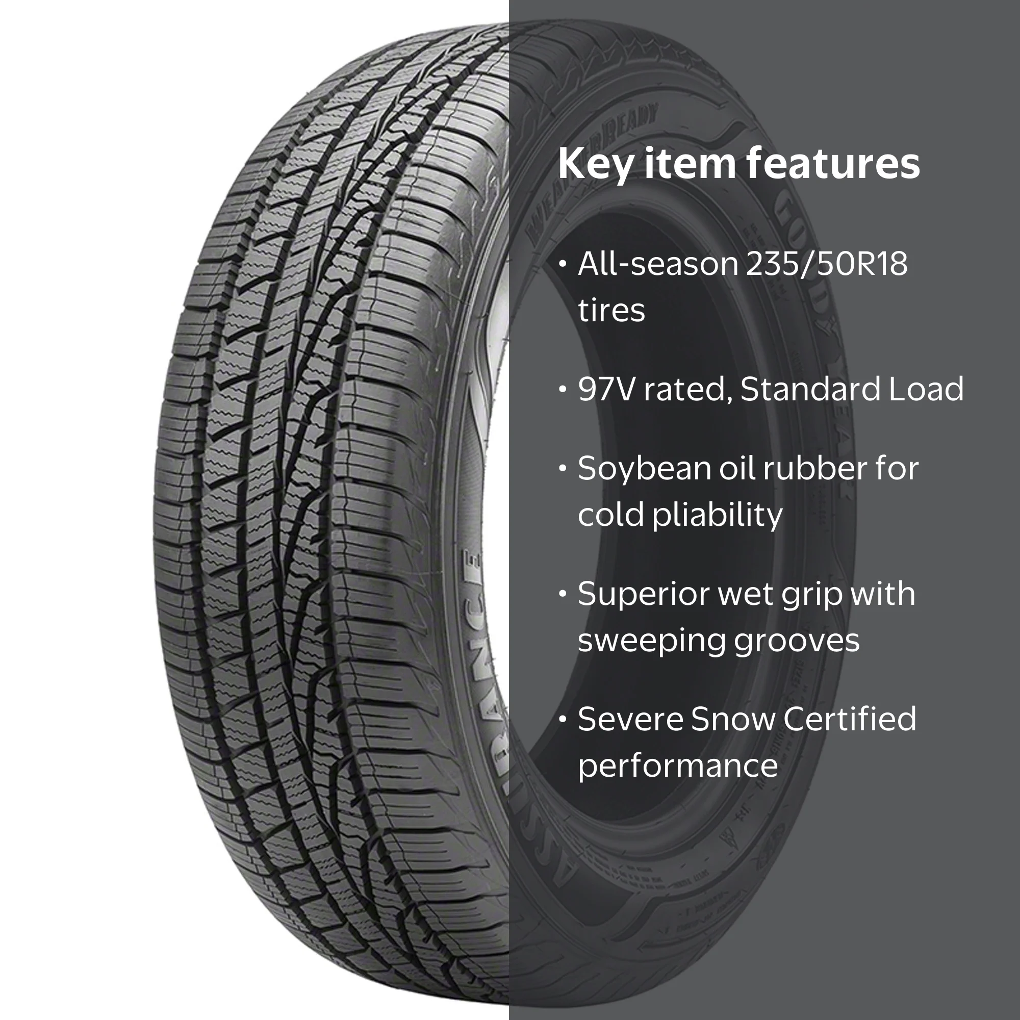 Goodyear Assurance WeatherReady All Weather Tire 235/50R18 97V