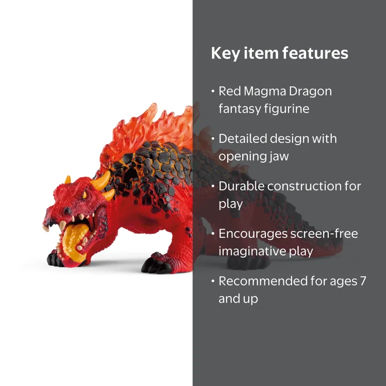 Schleich, Eldrador Creatures Lava Lizard Figurine 70156, Fantasy