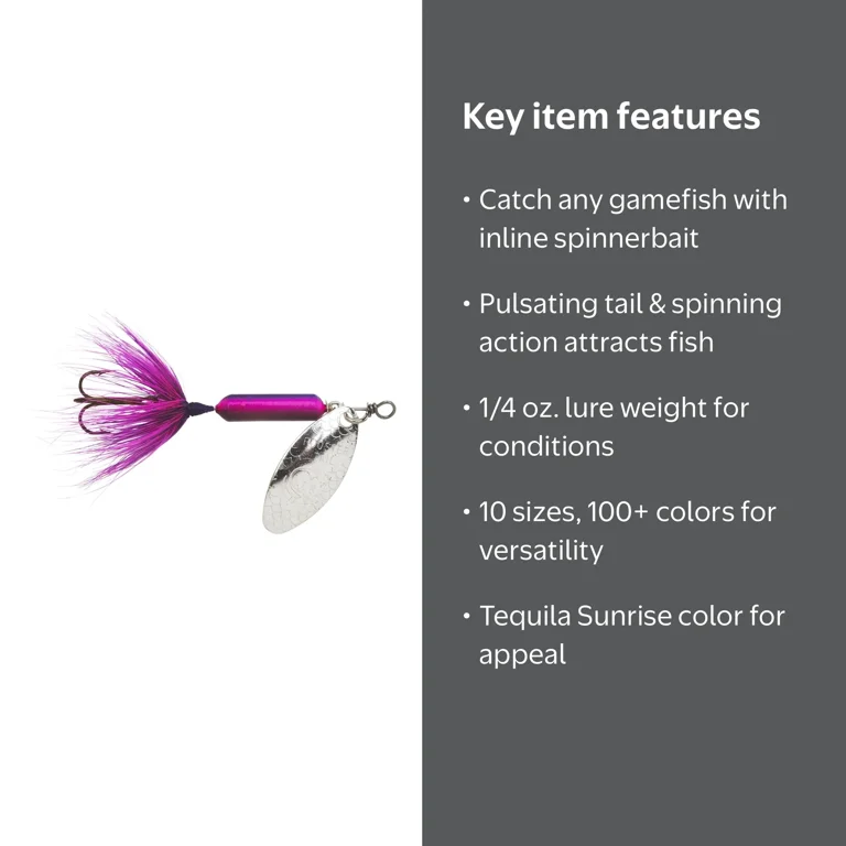 Yakima Bait Wordens Rooster Tail Inline Spinnerbait - 1/4 oz