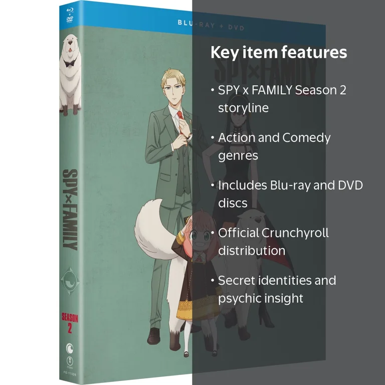 Crunchyroll, SPY x FAMILY Season 2, Blu-ray DVD, Action Comedy