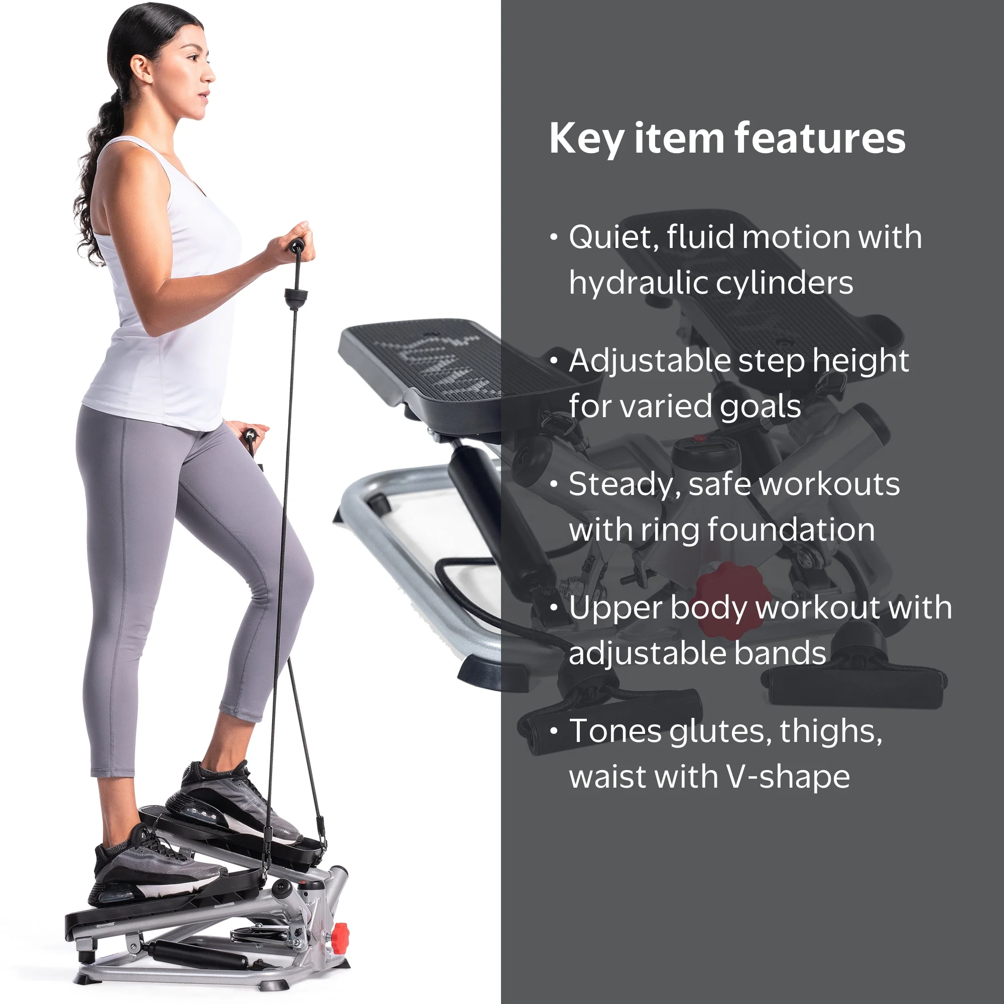 Sunny Health & Fitness SF-S0979 Mini Stair Stepper Climber Machine