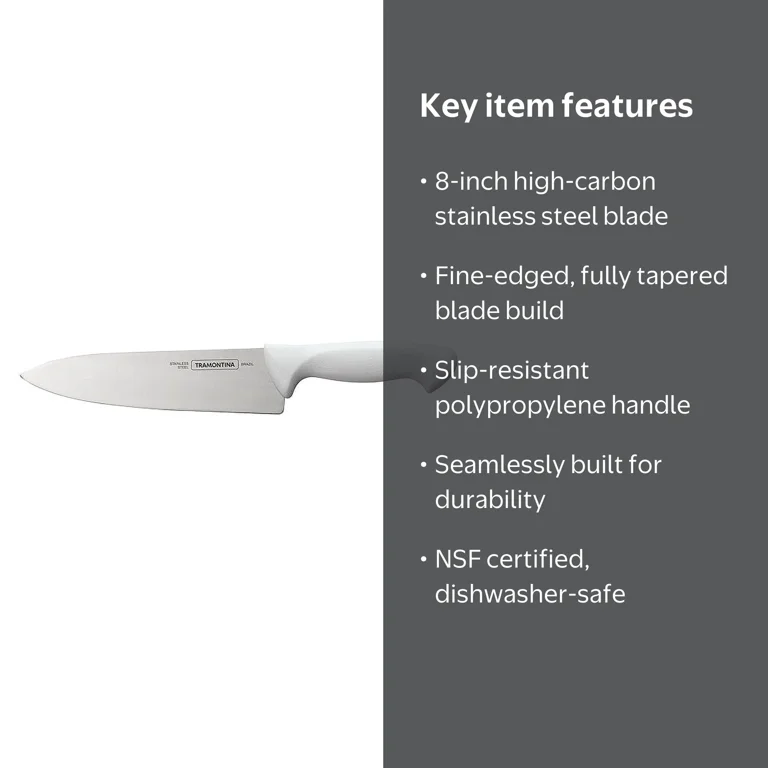 Tramontina Pro-Series 8 inch Kitchen Chefs Knife - Walmart.com