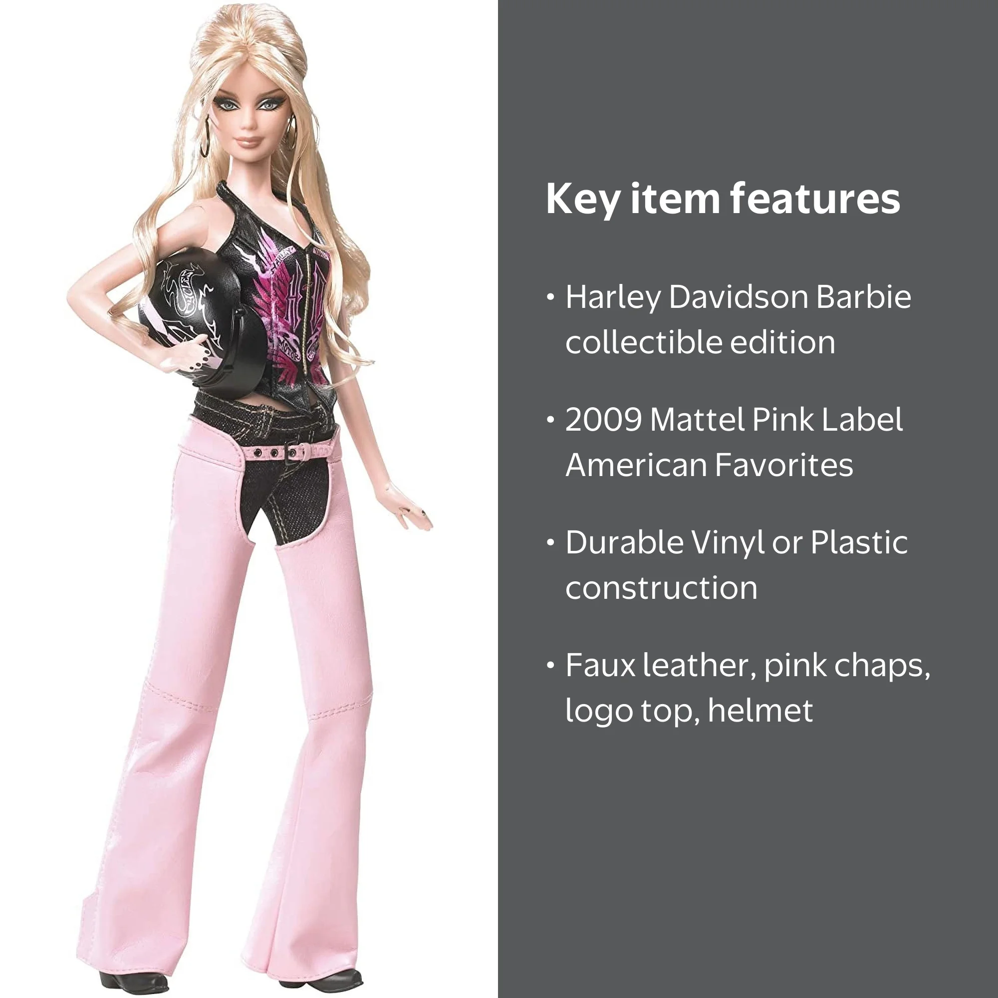 Harley Davidson Collector Barbies: 2009 Mattel American Favorites