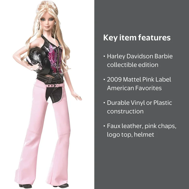 Harley Davidson Collector Barbies: 2009 Mattel American Favorites