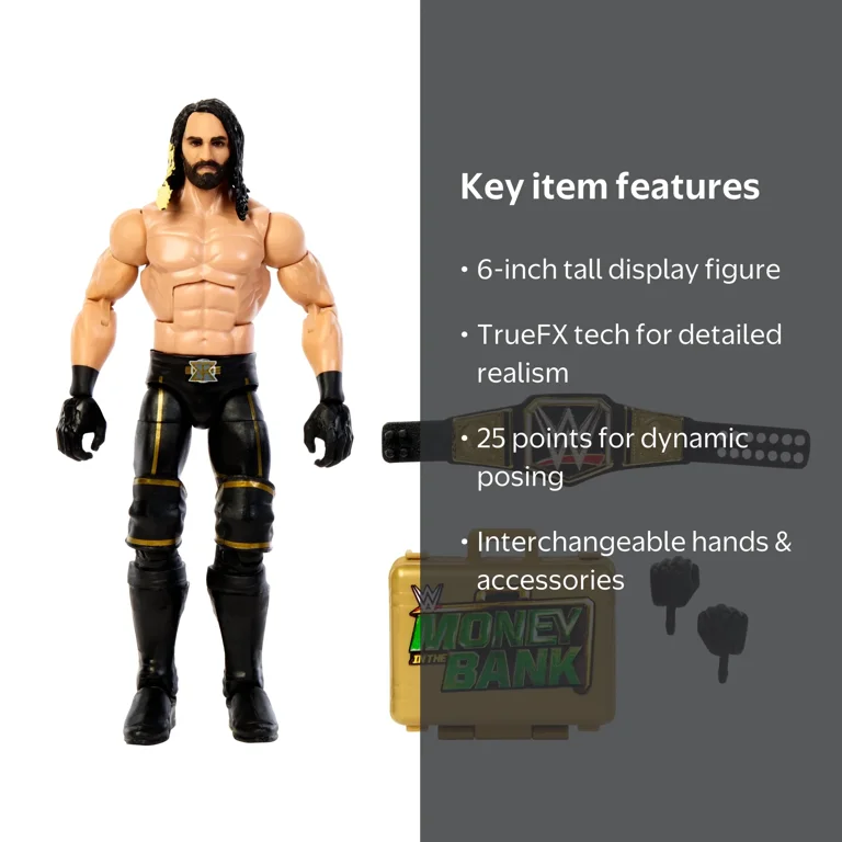 WWE Elite Action Figure Seth Rollins - Walmart.com