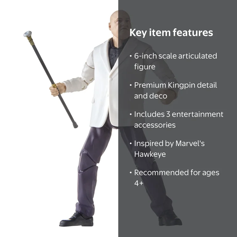 Marvel, Marvel Legends Series Kingpin Action Figure, 6